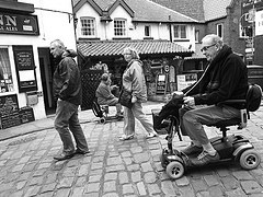 Mobility scooters in Hoylake