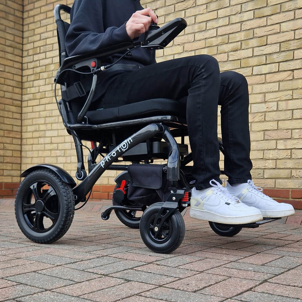 A man on a Photon HD powerchair
